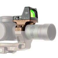 Reptilia 30mm ROF-90 Optic Mount for Trijicon RMR & SRO in Flat Dark Earth Anodized