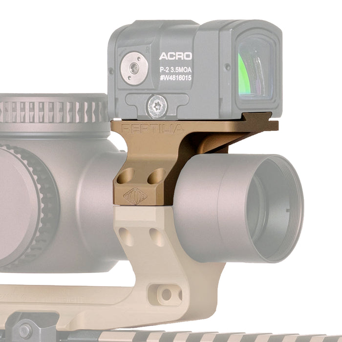 Reptilia 34mm ROF-90 Optic Mount for Aimpoint ACRO and Steiner MPS in FDE Anodized