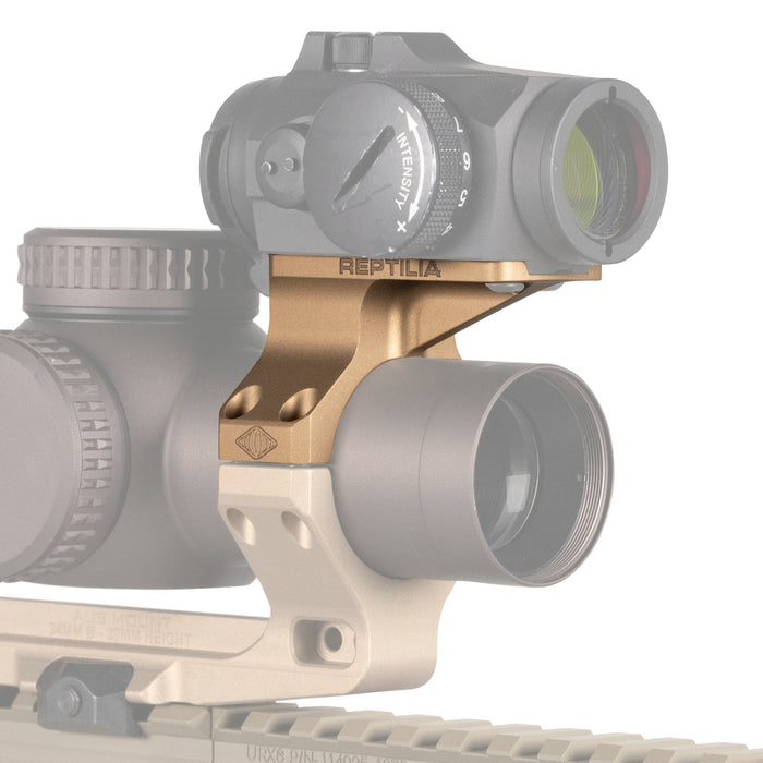 Reptilia 34mm ROF-90 Optic Mount for Aimpoint Micro in Flat Dark Earth Anodized