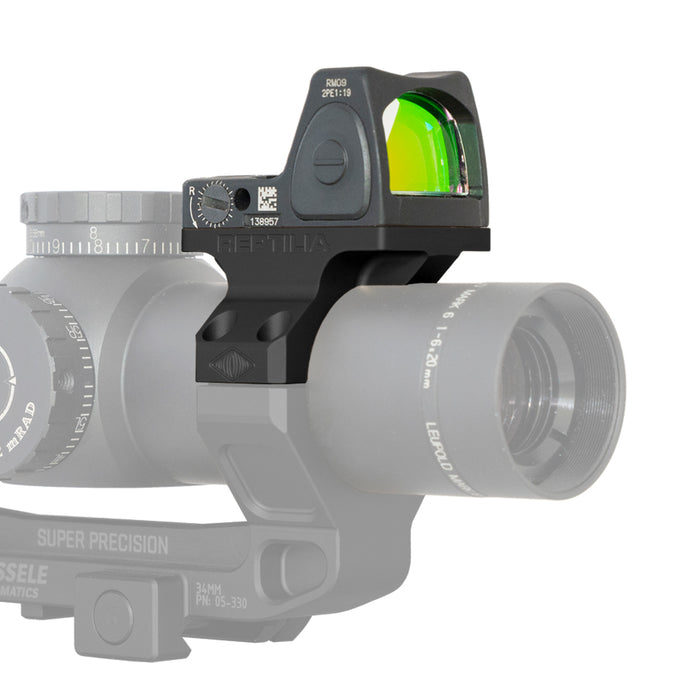 Reptilia 34mm ROF-90 optic mount for Trijicon RMR and SRO in Black, 100-018