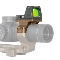 Reptilia 34mm ROF-90 optic mount for Trijicon RMR and SRO in Flat Dark Earth Anodized