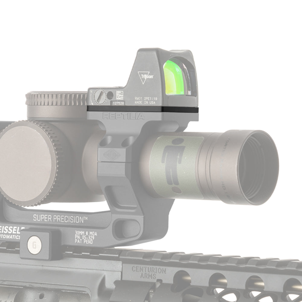 Reptilia ROF Riser 2.5mm for Trijicon RMR and SRO in Black, 100-009