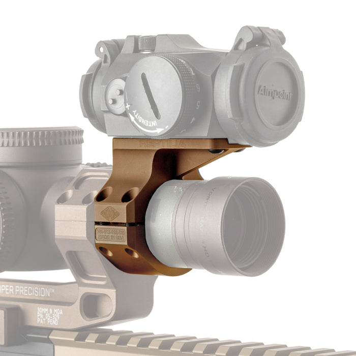 Reptilia ROF-SAR 30mm optic mount for Aimpoint Micro in Flat Dark Earth Anodized