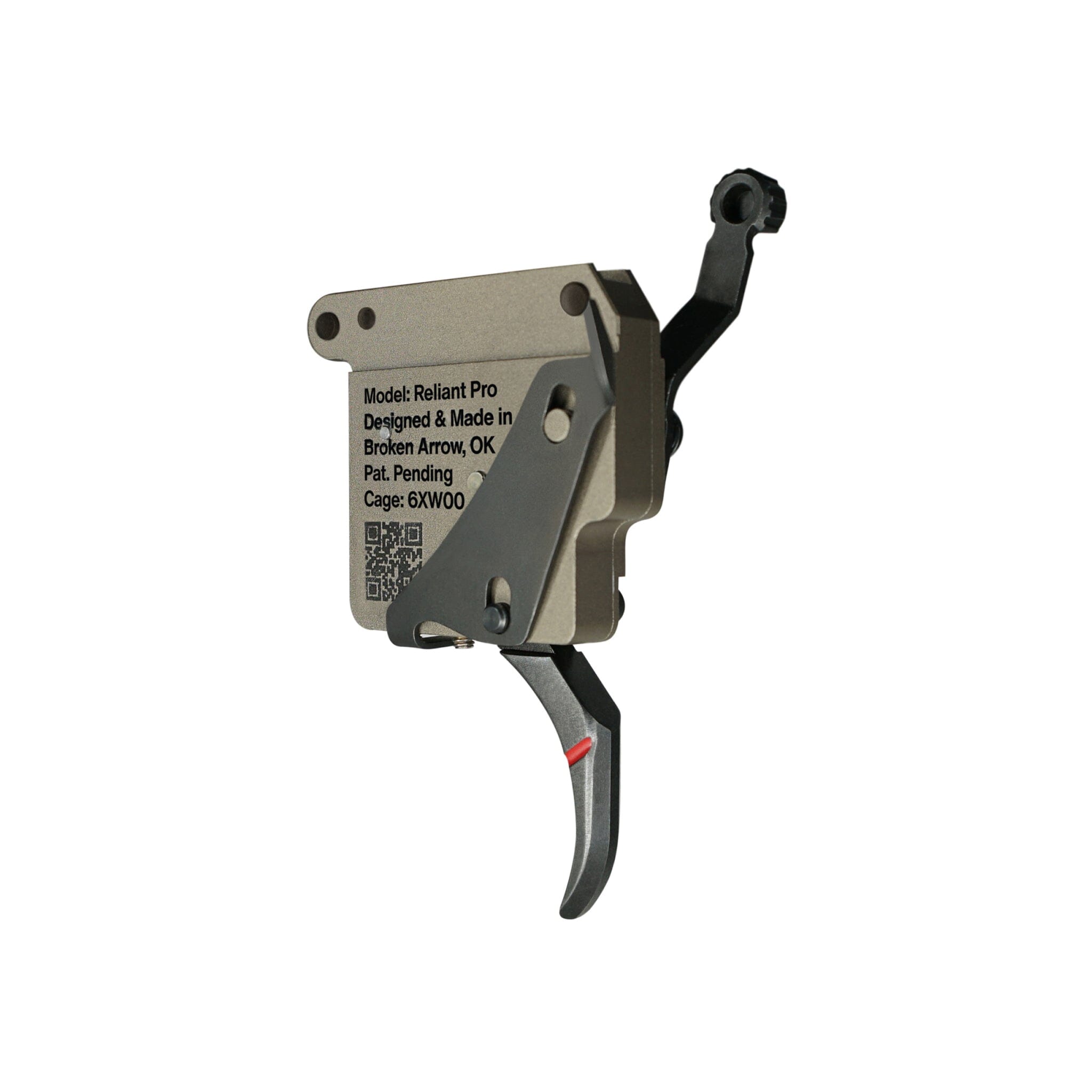 RISE Armament Reliant Pro Rem-700 Drop-In Trigger w/ Bolt Release - Curved - FDE/Black Trigger RISE Armament 