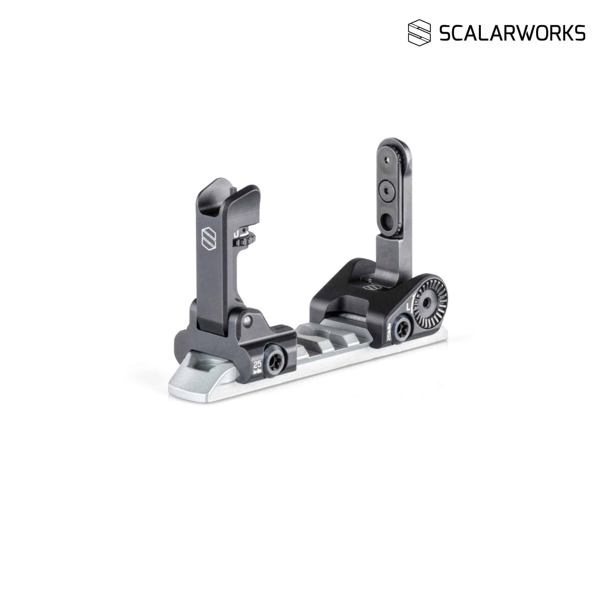 Scalarworks PEAK/02 Folding Iron Sight Set - 1.57" Compatible Iron Sights Scalarworks 