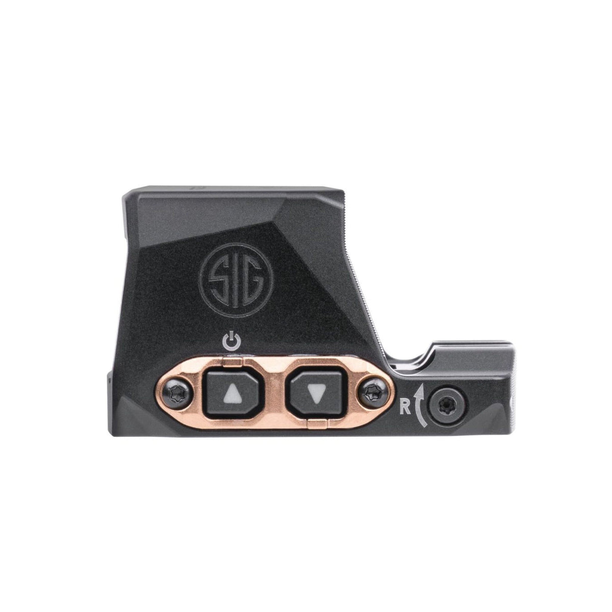 SIG Sauer ROMEO-X Compact ROSE red dot sight with its 24 mm objective viewing window