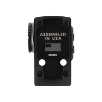 SIG Sauer ROMEO-X Pro red dot sight in black on the DeltaPoint Pro pistol footprint