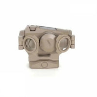 SIG Sauer ROMEO4T FDE red dot sight with the solar panel that backs up its CR2032 cell