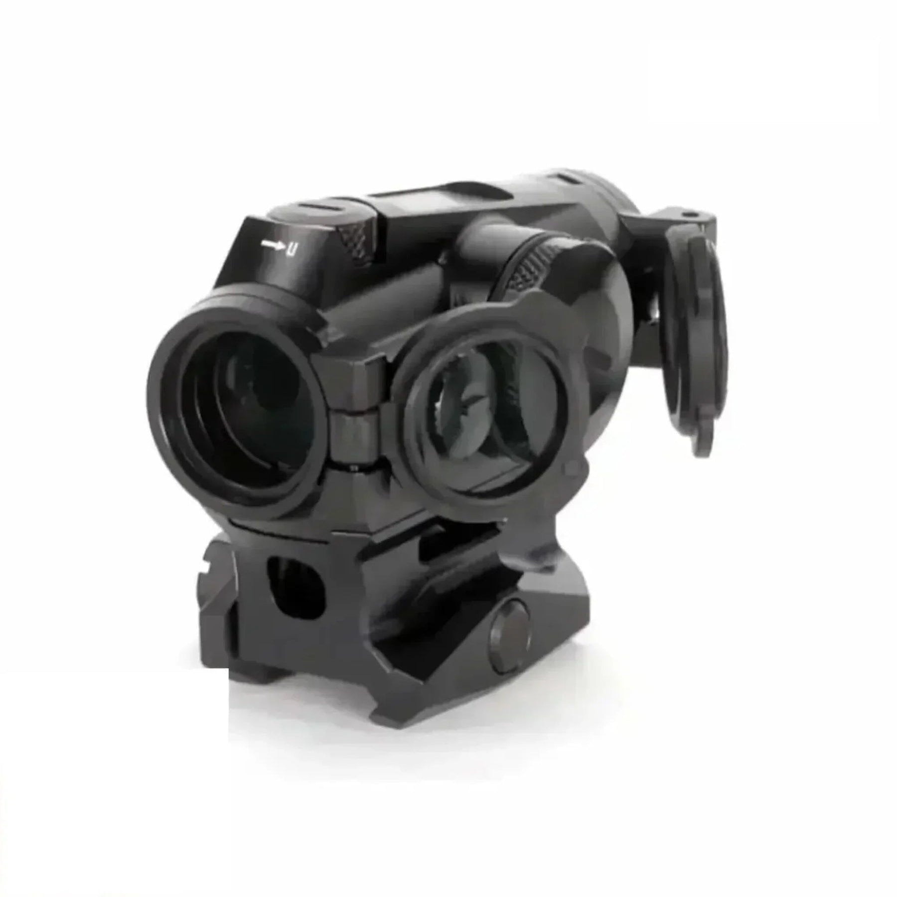 SIG Sauer ROMEO4T red dot sight with the solar panel that backs up its CR2032 cell