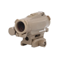 SIG Sauer ROMEO4XT-PRO red dot sight in Flat Dark Earth, part SOR44002, with the Ballistic Circle Dot