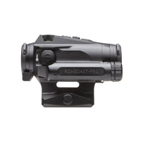 SIG Sauer ROMEO4XT-PRO showing the selectable Quad Ballistic Circle Dot reticle patterns