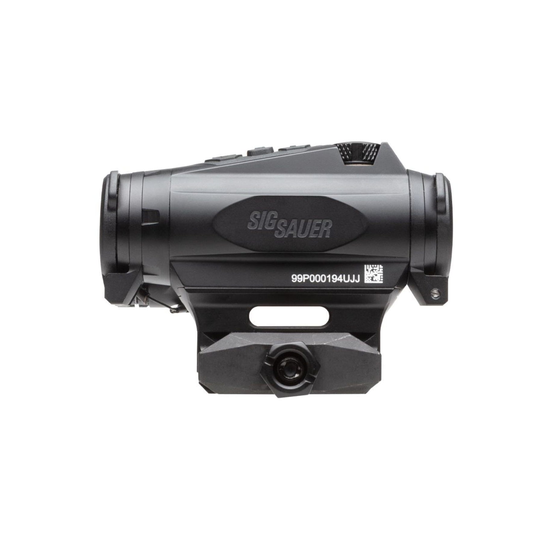 SIG Sauer ROMEO4XT-PRO black sight with its windage and elevation turrets