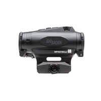 SIG Sauer ROMEO4XT-PRO black sight with its windage and elevation turrets