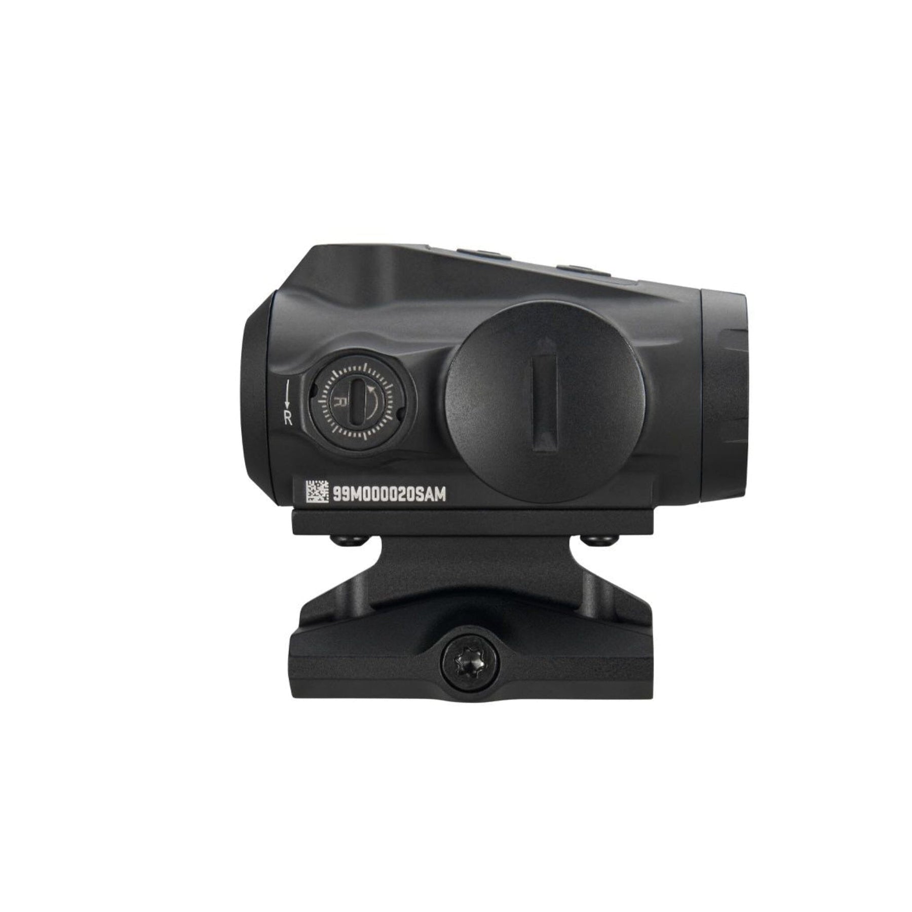 SIG Sauer ROMEO5 Gen II green dot sight with its side-loading CR2032 battery tray