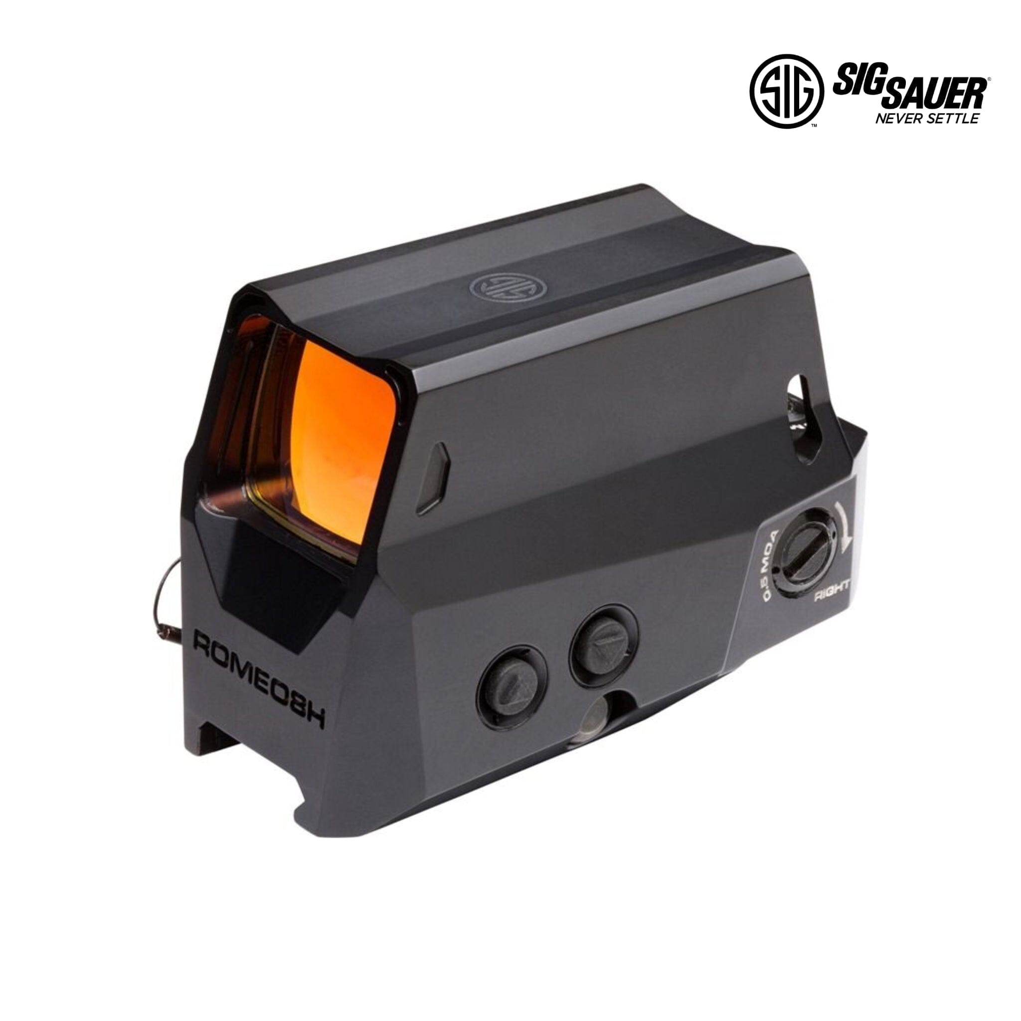 SIG Sauer ROMEO8H Red Dot Sight - 2 MOA Ballistic Circle Dot - Black Red Dot Sight SIG Sauer 