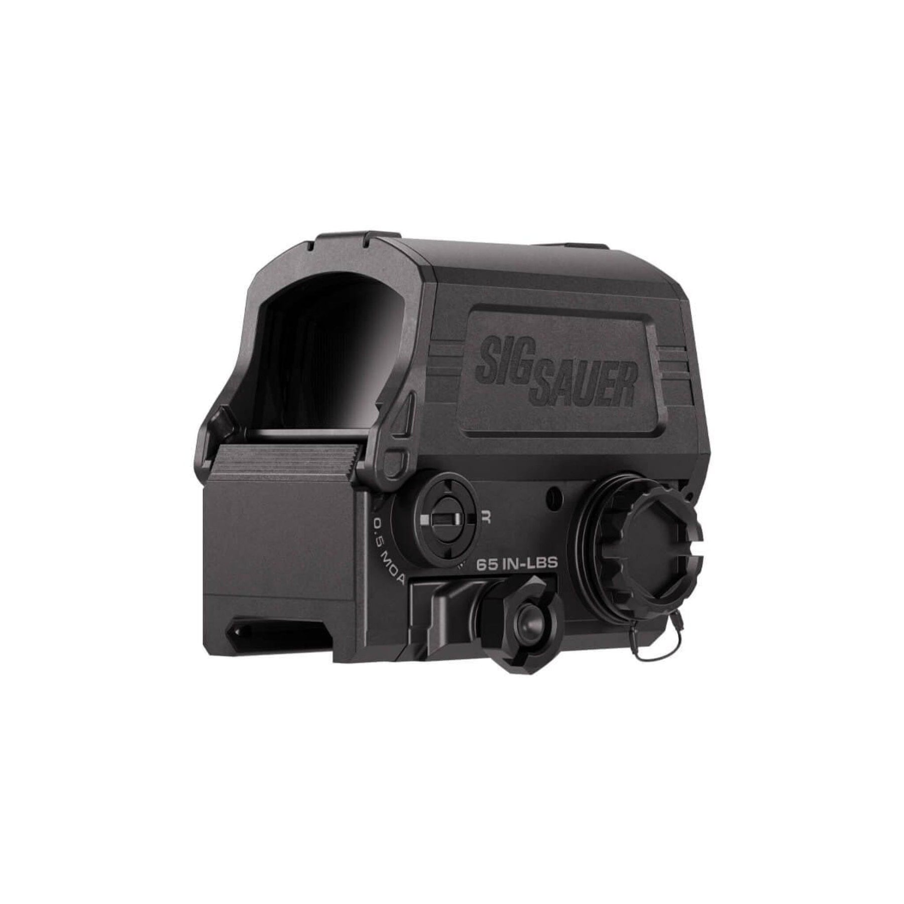 SIG Sauer ROMEO8T-AMR red dot sight on its quick-detach M1913 Picatinny mount