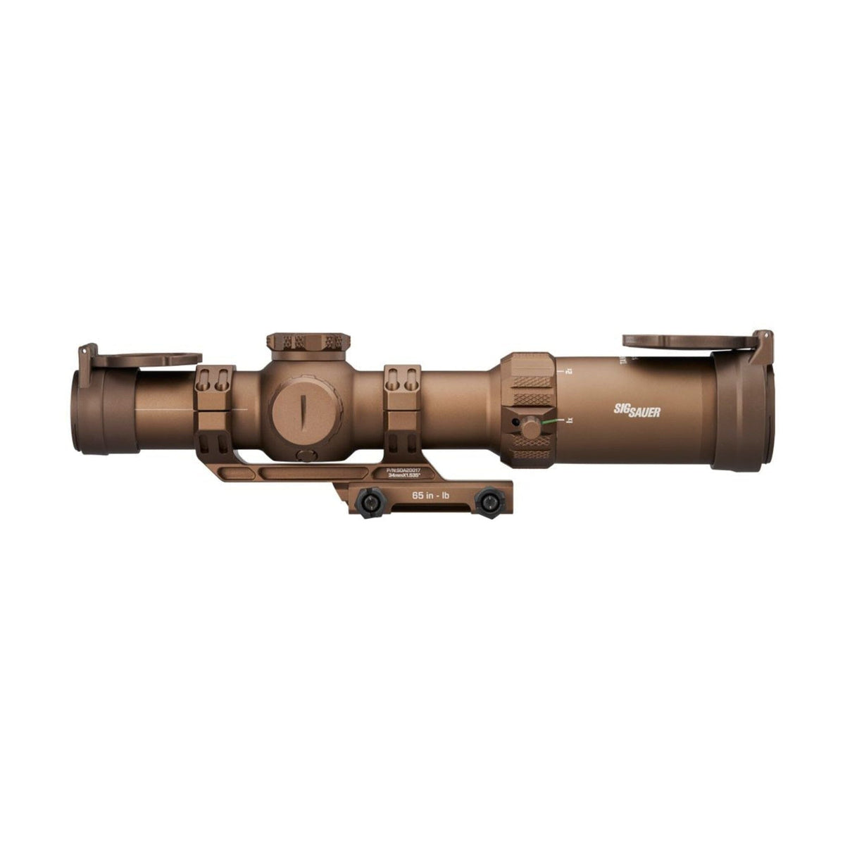 SIG Sauer TANGO-MSR 1-10x26 LPVO showing the magnification ring across its 1x to 10x range