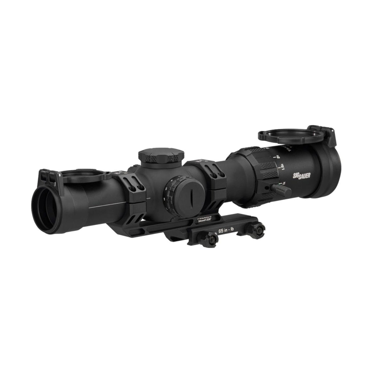 SIG Sauer TANGO-MSR 1-10x28 LPVO in matte black with the illuminated MSR BDC-10 reticle