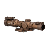 SIG Sauer TANGO-MSR 1-10x28 scope in Coyote Tan showing the 28 mm objective bell