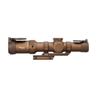 SIG Sauer TANGO-MSR 1-10x28 in Coyote Tan with the reticle illumination brightness dial