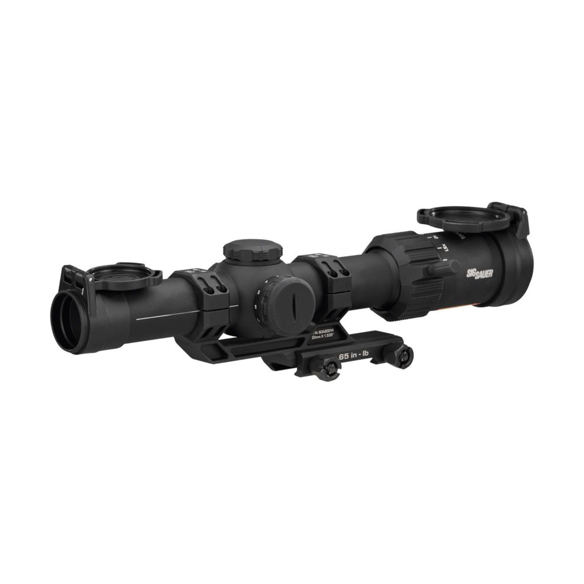 SIG Sauer TANGO-MSR 1-6x24 first focal plane LPVO with the illuminated MSR BDC6 reticle
