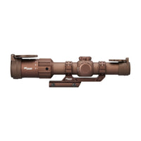 TANGO-MSR 1-6x24 in coyote tan with the illumination dial and capped 0.5 MOA turrets
