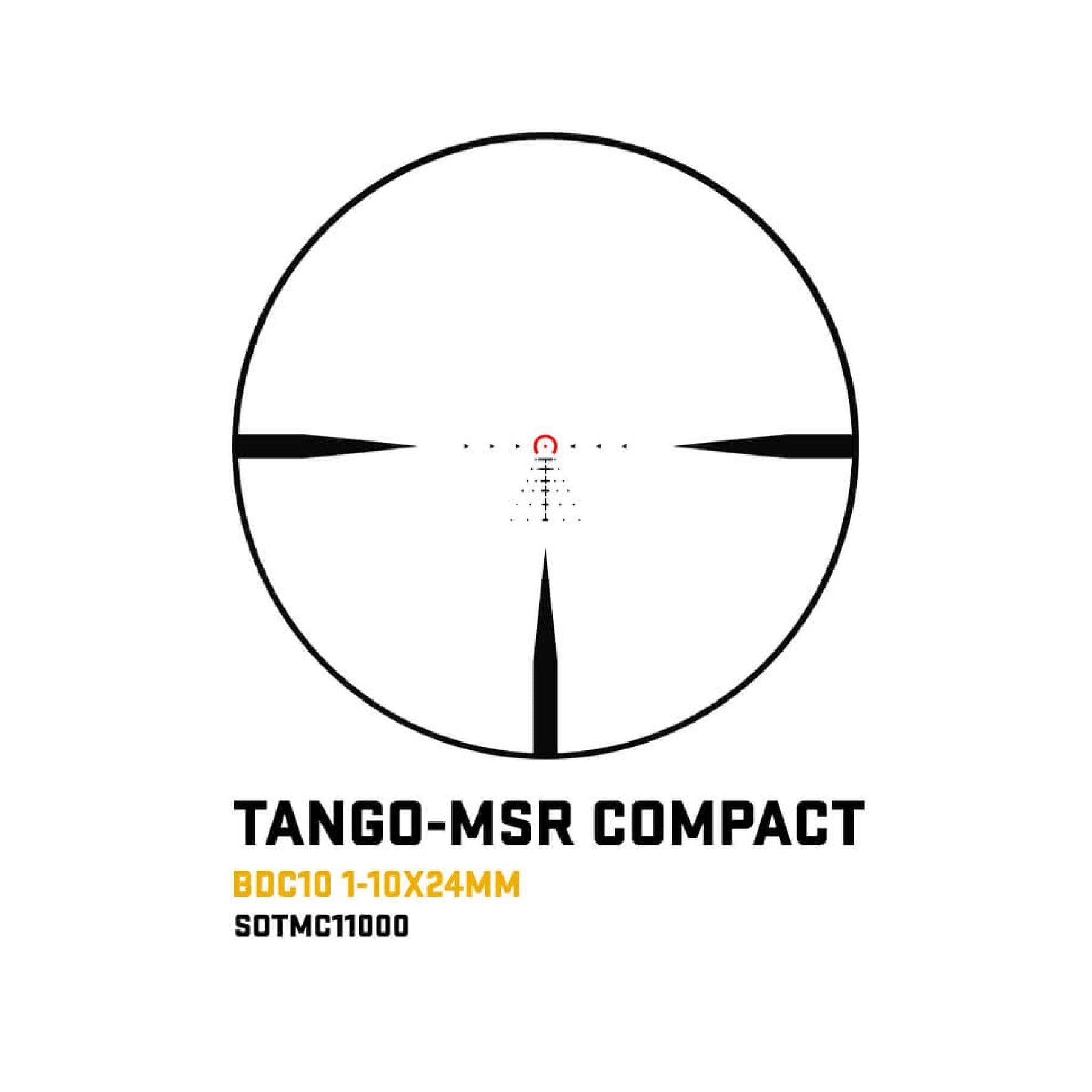 SIG Sauer TANGO-MSR Compact 1-10x24 on the factory-fitted ALPHA-MSR cantilever mount