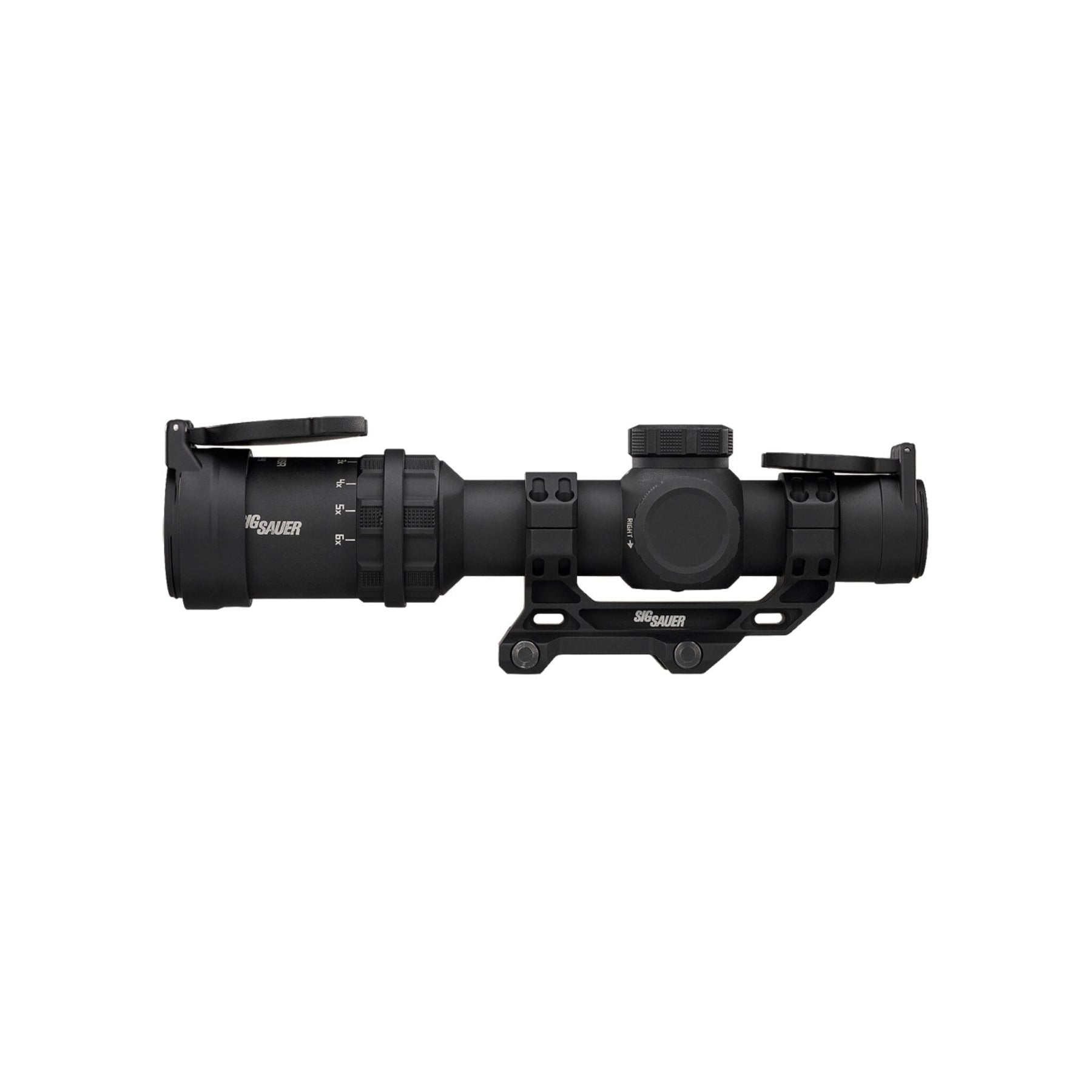 SIG Sauer TANGO-MSR Compact 1-6x24 with its 24 mm objective on a 30 mm aluminium tube