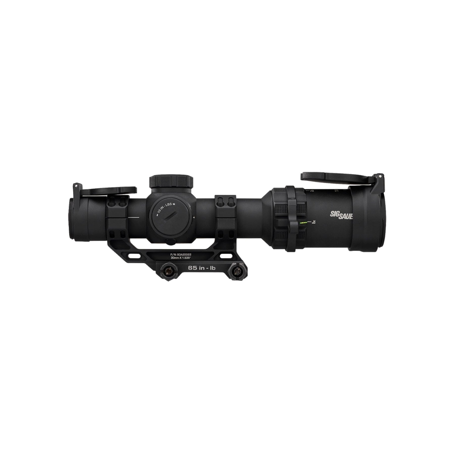 SIG Sauer TANGO-MSR Compact 1-6x24 BDC6 with the illumination dial and its six brightness settings