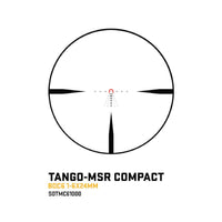 SIG Sauer TANGO-MSR Compact 1-6x24 at 8.4 in long on its factory-fitted ALPHA-MSR cantilever mount