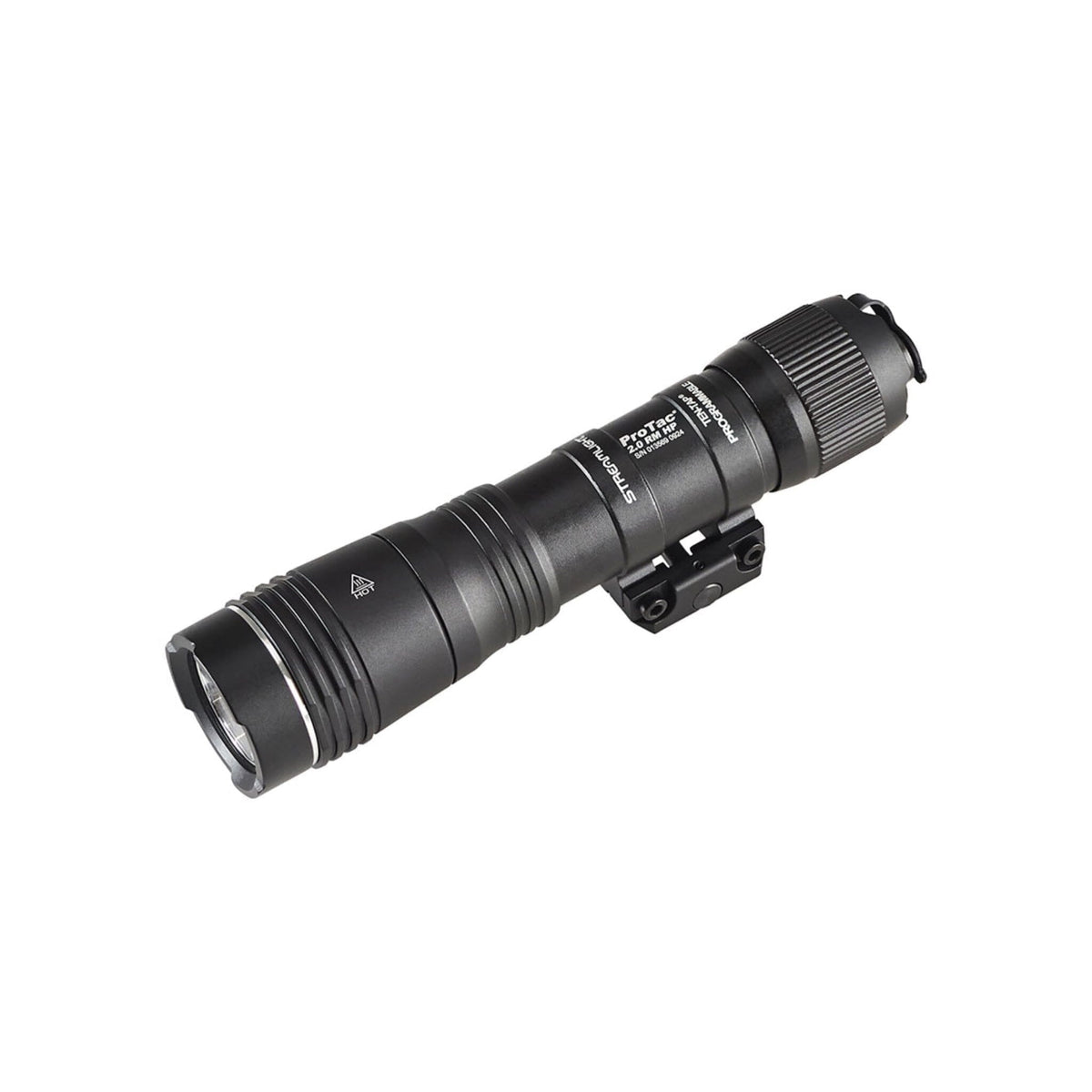 Streamlight ProTac 2.0 Rail Mount HP, rated 2.5 hours of runtime at full output