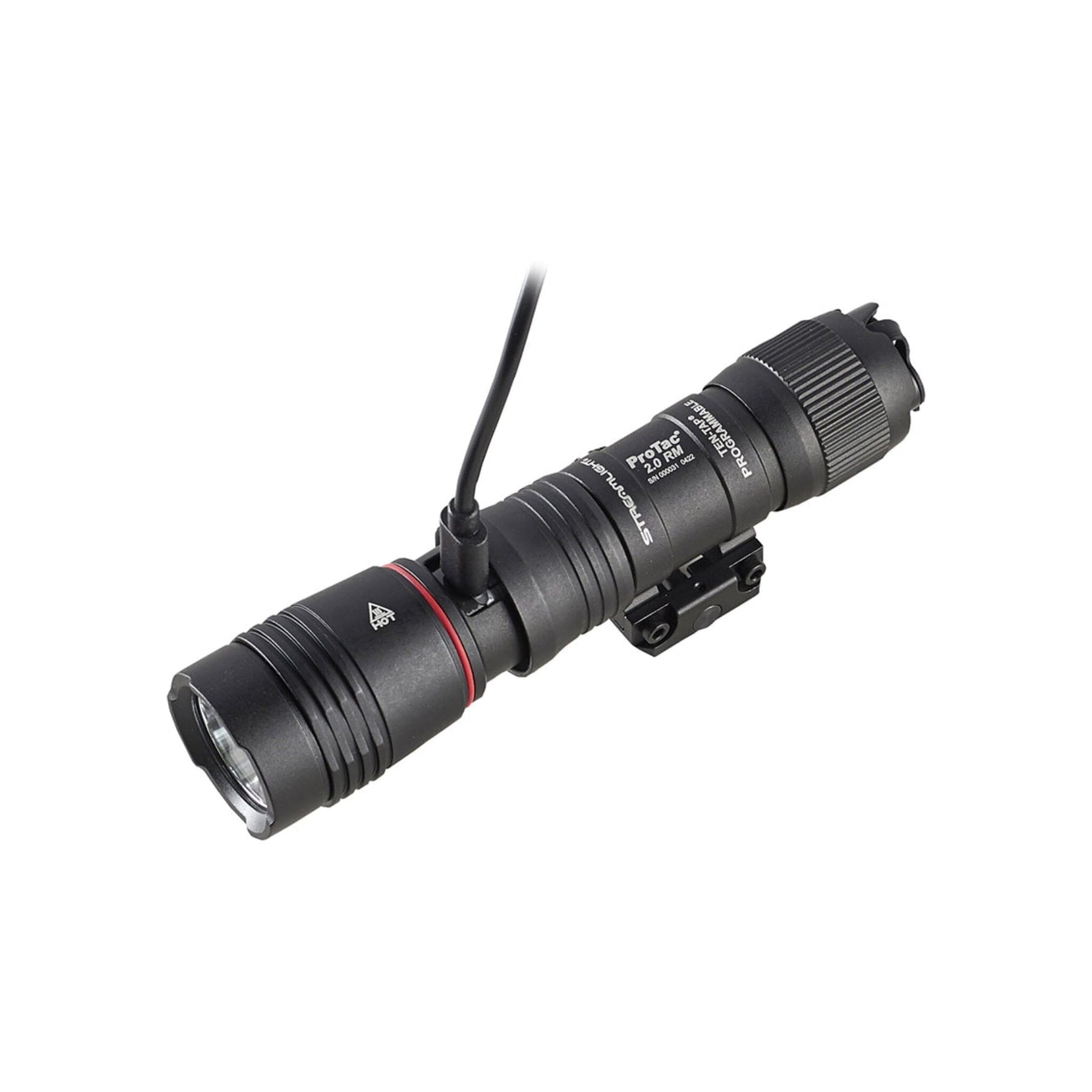 Streamlight ProTac 2.0 Rail Mount with the M-LOK mount supplied alongside its direct Picatinny fit