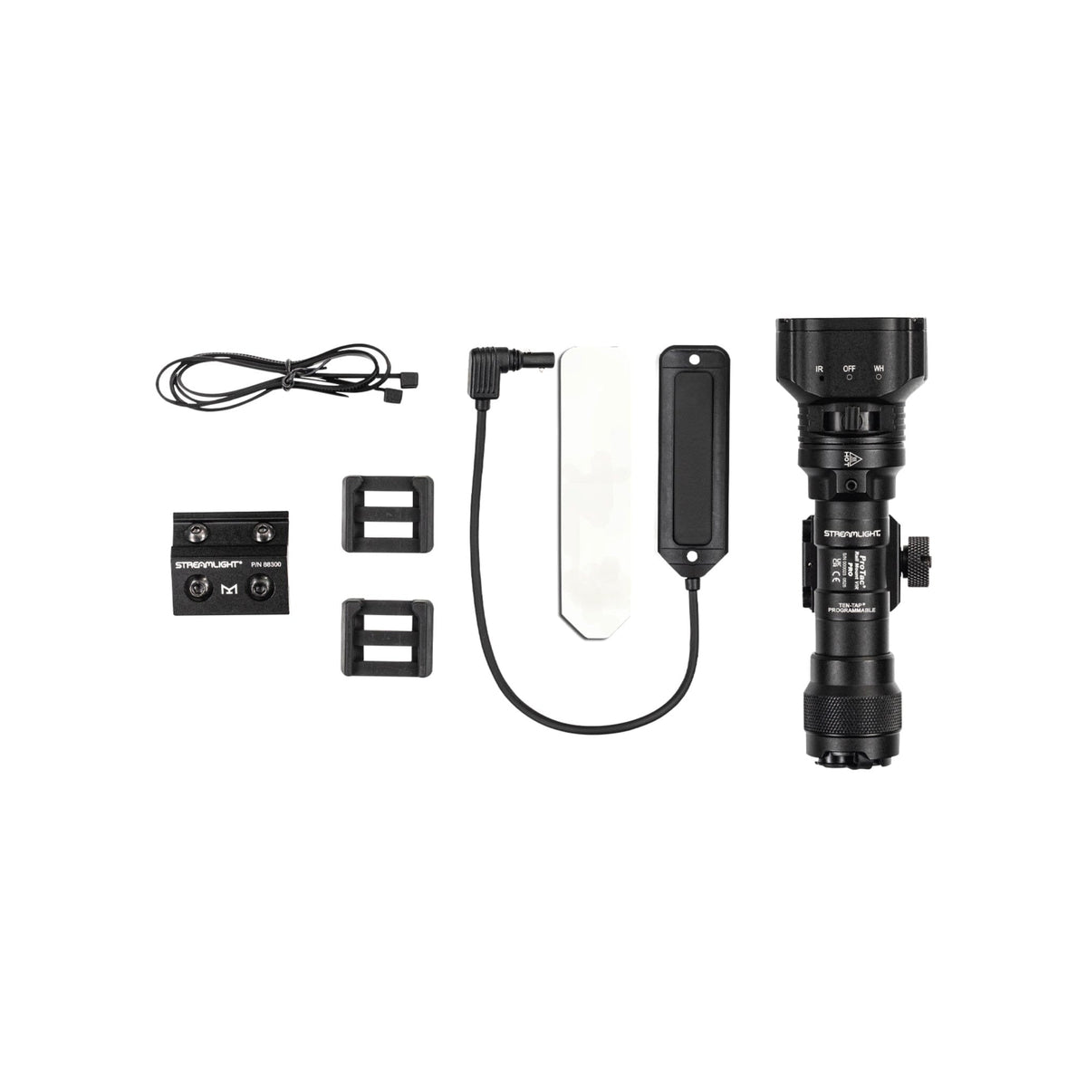 Streamlight ProTac Rail Mount VIR Pro, part 88138, with a 1100 lumen white LED and IR illuminator