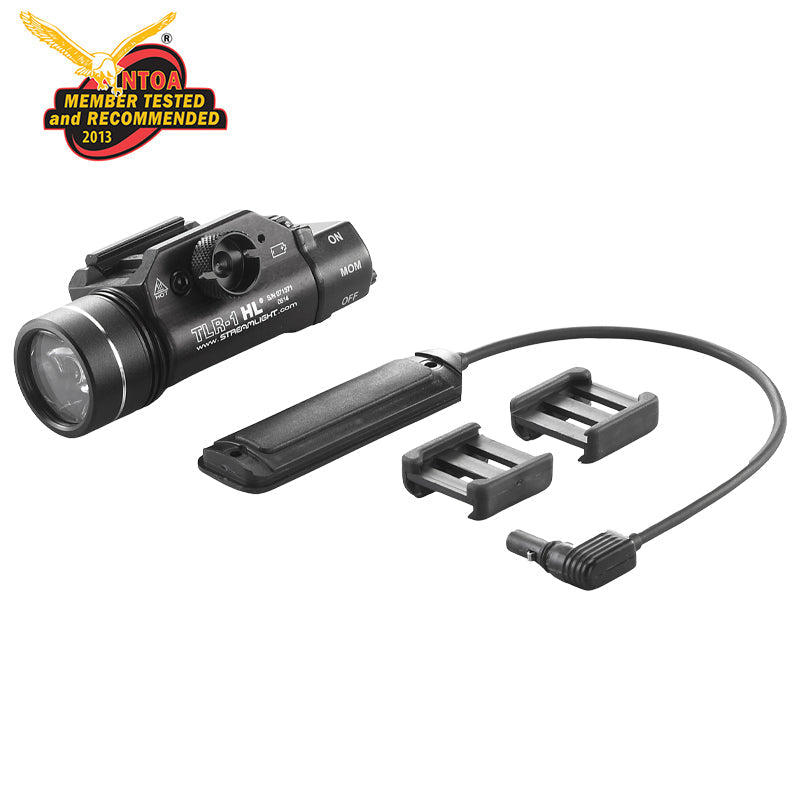 Streamlight TLR-1 HL Long Gun Kit part 69262, a 1000 lumen weapon light in black