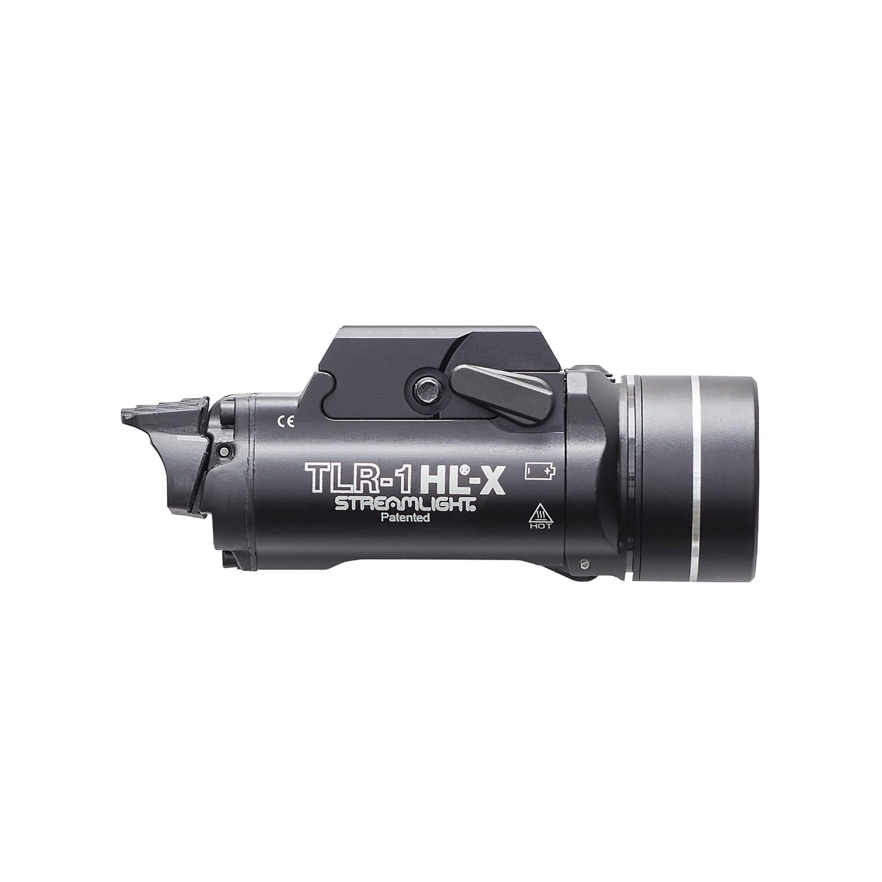 Streamlight TLR-1 HL-X in black anodised 6000-series aluminium, 3.45 in long and rated IPX7