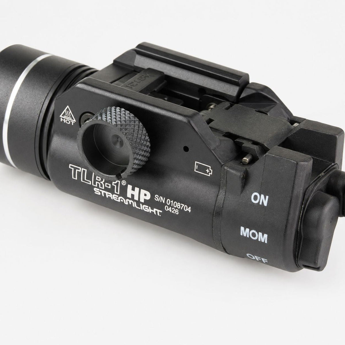 Streamlight TLR-1 HP kit contents including the safe-off remote door switch