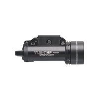Streamlight TLR-1 HP with its ambidextrous rear switches for momentary and constant-on use