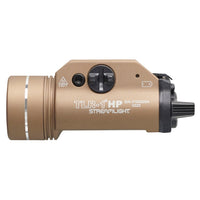 Streamlight TLR-1 HP in Flat Dark Earth, running two CR123A cells in an anodised body