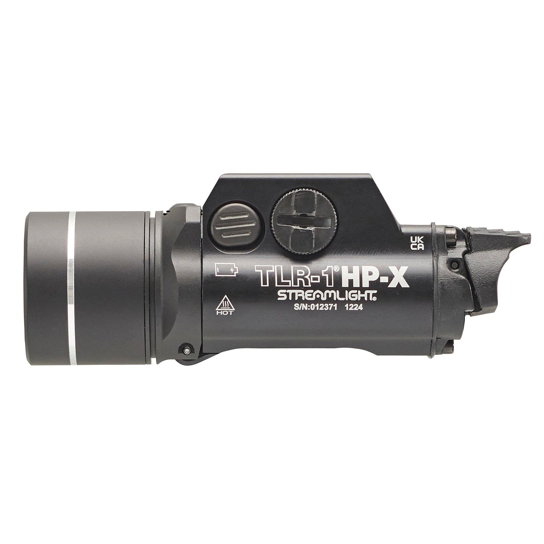 Streamlight TLR-1 HP-X USB weapon light, whose beam Streamlight measure at 555 metres
