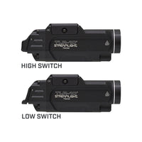 Streamlight TLR-10 in black, 3.87 in long and 4.62 oz on two CR123A cells