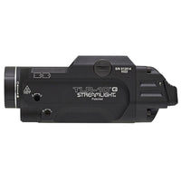Streamlight TLR-10 G with the white LED bezel alongside the green laser aperture