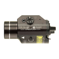 Streamlight TLR-2 G 300 lumen light and green laser in black, horizontal product view