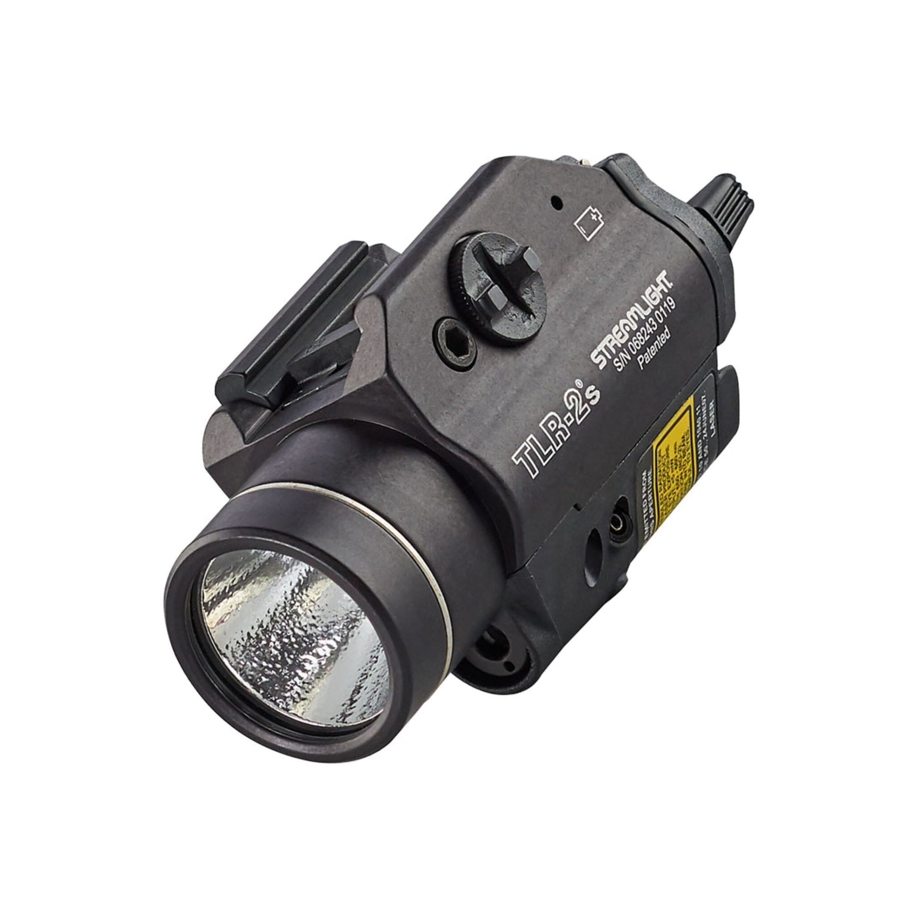 Streamlight TLR-2s at 12,000 candela with 2.5 hours of runtime on two CR123A cells