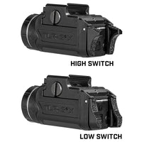 Streamlight TLR-3X for 1913 Slim rails showing the ambidextrous rear paddle switches