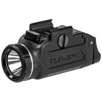 Streamlight TLR-3X weapon light for the SIG Sauer P365 showing the silver bezel head band