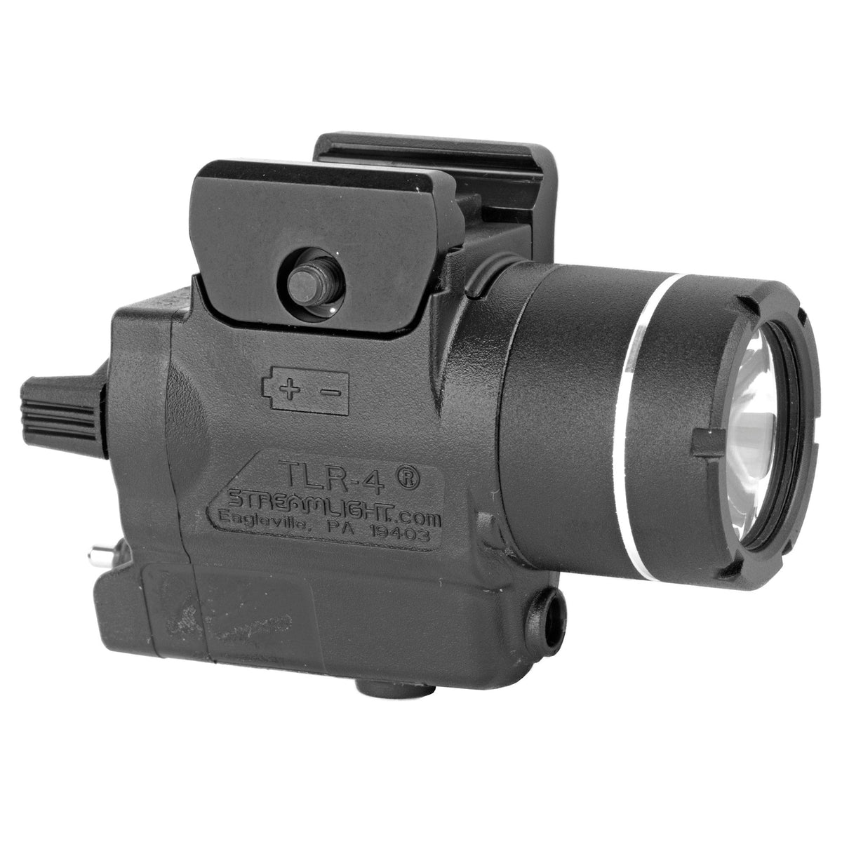 Streamlight TLR-4 weapon light with 15 hours of laser-only runtime from a single CR2 cell