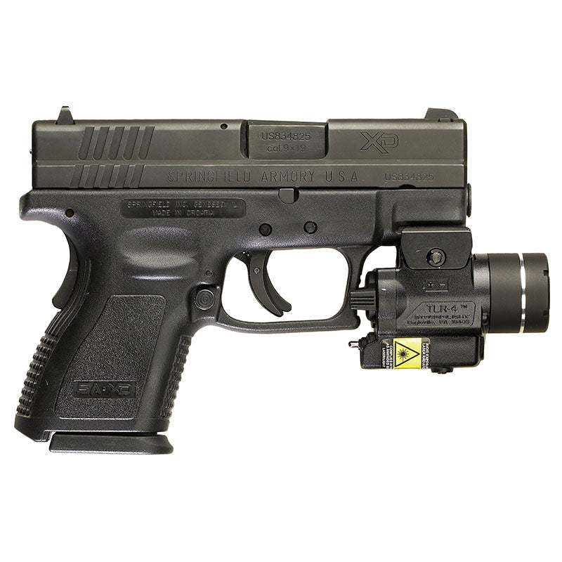 Streamlight TLR-4 weapon light and Class 3R red laser, 2.73 in long and 2.81 oz