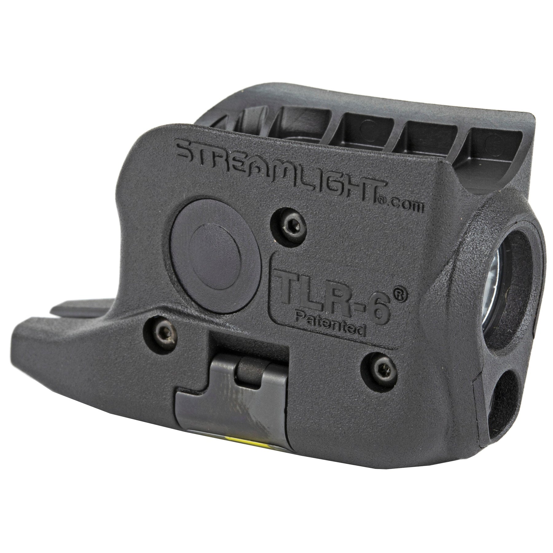 Streamlight TLR-6 69270 shown with the two CR 1/3N lithium cells that power it