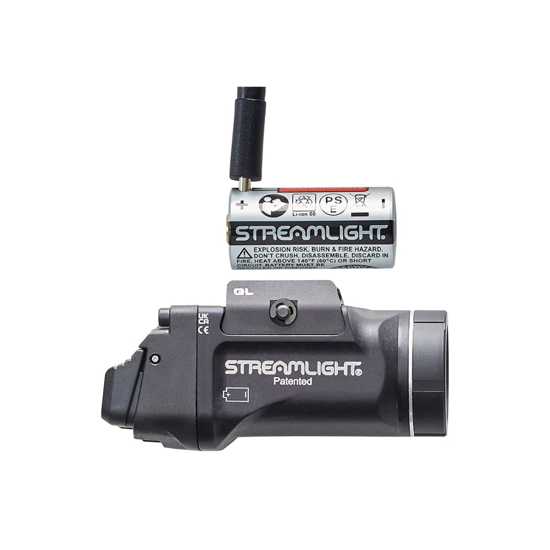 Streamlight TLR-7 X sub weapon light rated at 7,700 candela and a 176 metre beam on SL-B9