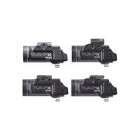 Streamlight TLR-7 X sub weapon light measuring 2.51 inches long on a slim pistol frame